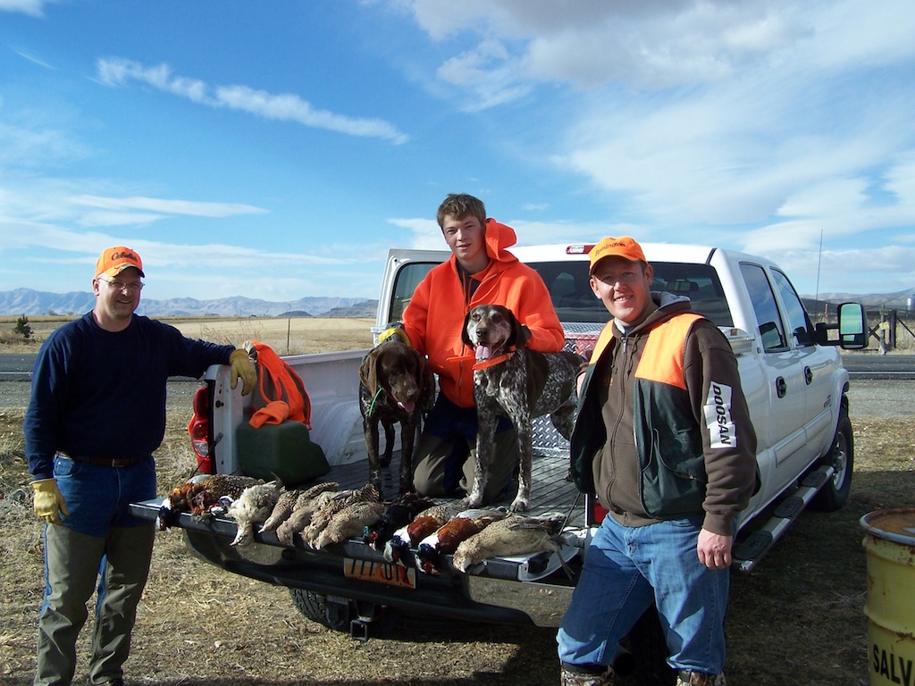 Young hunters at Pheasant Grove